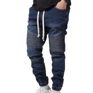 Men's Slim-Skinny Fit Motor Denim Joggers Vintage